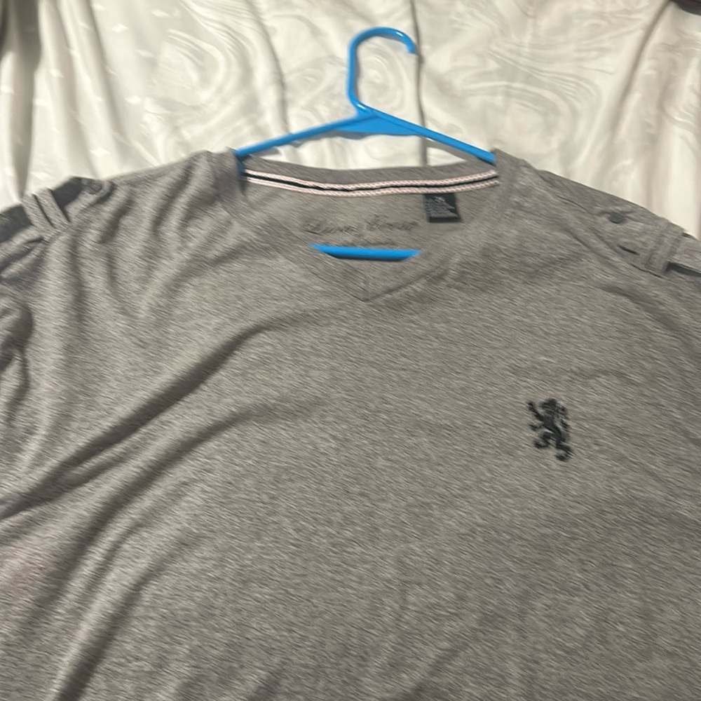 Lions crest by English laundry grey casual tee 2x